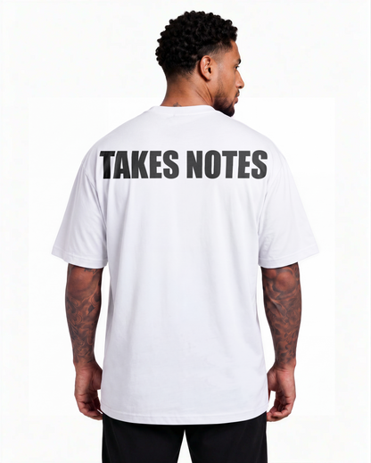 Oversized T Shirt - TAKES NOTES